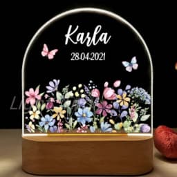 Personalized Children Fairy Lamp Custom Castle 3D Night Light For Kids Tinkebell Bedroom Home Decoration Birthday Christmas Gift