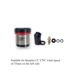 AEM oil cup integrated titanium alloy for Brembo RCS/CC direct push up pump brake AEM oil pot