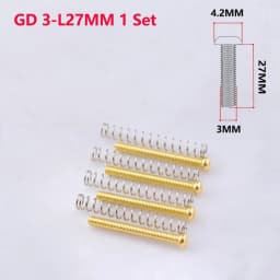 1 Set #3-48(2.5MM) / 3MM Electric Guitar Humbucker Pickups Height Adjusting Screws - KR(Origin)