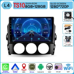 Car Radio For Mazda MX-5 MX5 III 3 NC 2005 - 2015 Stereo Multimedia Player Carplay Android Auto GPS Video Screen 5G Wifi No 2din