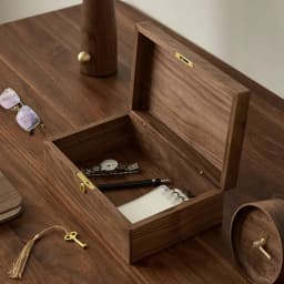 Solid Wood Jewelry Box Walnut Ring Earring Storage Display Boxes Luxury Women's Bracelet Jewelry Packaging Box with Lock