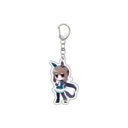 55MM Anime Pretty Derby Keychain Oguri Cap Special Week Silence Suzuka Tokai Teio Key Chain Acrylic Model Plate Christmas Gifts