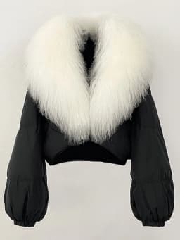 OFTBUY Fahsion Short Long Slevee Puffer Jacket New Winter Clothing Women Real Mongolia Sheep Fur Coat Real Fur Goose Down Parkas