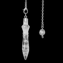 Natural Stone Pendant Egyptian Crystal Pendulum for Divination Dowsing Reiki Pink Clear Quartz Amethysts Black Onyx Pendulo X130