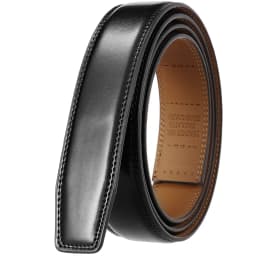 Luxury 3.1cm Width High Quality Cowhide Leather Belt For Men Fashion Black Red Brown Men's Automatic Belt Without Buckle