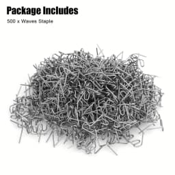 500PCS 0.6/0.8mm Hot Stapler Stapl For Car Bumper Plastic Welder Automotive Repair Kit Hot Stapler Welding Soldering Tool