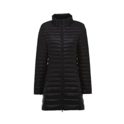 Winter Lightweight Down Jacket Women Mid Length White Duck Down Puffer Coat Woman Portable Slim Fit Fashion Outerwear JK-070