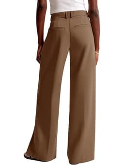 Aoaiiys Solid Suit Pants Women Simple Classic Straight Wide Leg Pants Office Lady High Waisted Trousers Spring Summer 2026 New