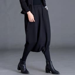 Spring New Women's Casual Cross-pants Loose Solid Color Trousers Oversized Harem Pants All-match Elastic Waist Baggy Pants Trend