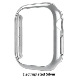 PC Electroplating Case for Apple Watch 12 46mm 42mm Hard Bumper Frame Protector Cover for Iwatch Series 12 46mm 42mm Accessories