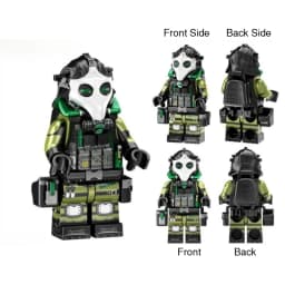 Military Soldier Building Blocks, Special Agent DIY Assembly Brick Toy, Collectible Action Figure Model Desktop Ornament