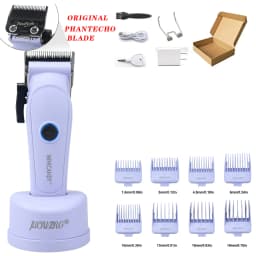 JUCAI Mini Candy Professional Hair Clipper for Men 7200RPM Brushless Motor Phantecho DLCBlade Base Charger Haircut Machine