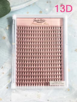 Goddess Wispy Premade Volume Fans 9D/13D Individual Lashes Extension Pointy Stem 320 Fans Faux Mink Pre Made Russian Lashes