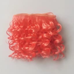 15CM Length Curly Doll Hair Imitation Wool Roll Gradient Color DIY Toy Hair Chemical Fiber Doll Hair Extensions For BJD SD Doll