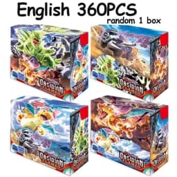 NEW 360PCS Card White Flare Black Bolt Prismatic SPARKS Scarlet Violet 151 English Booster Battle Transaction Gift