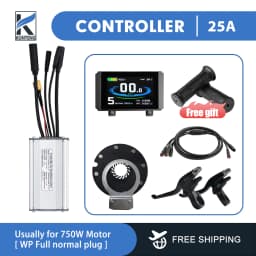36V/48V 15-30A Waterproof KT Controller for Electric Bike with Light Function for Kunteng Ebike Accessories with Tf01u Display