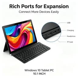 10.1" Windows 10 DS232 Tablet PC Z8300 CPU 2GBDDR RAM 32GB ROM 1280 X 800 IPS HDMI-Compatible Dual Camera