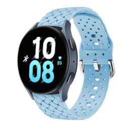 20mm Band for Samsung Galaxy Watch 5-pro-4-Classic/active 2 Sport Silicone Braided bracelet Huawei/Amazfit GTS-3-2-2e-mini strap