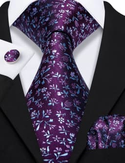Elegant Spring Style Flower Men Tie Set Casual Wedding Business Necktie Hanky Cufflinks 3PCS Suit Accessories Mint Green Pink