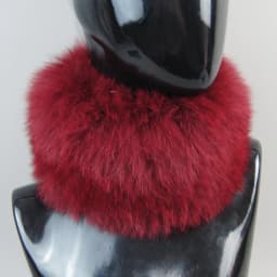 Natural Good Elastic Knitted Genuine Real Fox Fur Ring Scarves Warm Fox Fur Headband New Women Winter Fashion Real Fox Fur Scarf