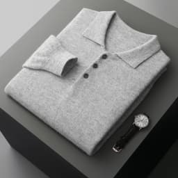 Luxury Men Cashmere Sweater 100% Merino Wool Buttoned Pullover Autumn Winter Knitwear Male Casual Warm Jumper Tops