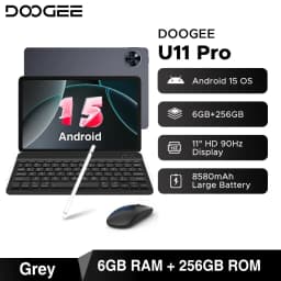 DOOGEE U11 Pro 2in1 PC Tablet 30GB(6+24) 256GB 11" 8580mAh Battery Dual Speakers Unisoc T7200 Android 16 Tablet Widevine L1