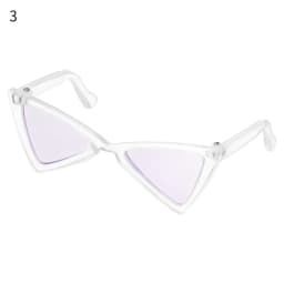 8.5cm Miniature Doll Sunglasses Pet Triangle Glasses Eyewear Eyeglasses For Blythe Doll Accessories Plush Doll Glasses Accessory