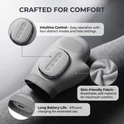 Hand Massager with Airbag Compression Finger Wrist Palm Massage Machine Vibration Glove for Hand Muscle Relax Gift for Frind