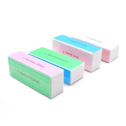 5pcs Colorful Buffing Block 4 Way Nail Buffer Block Shine Polisher Nail Buffing File Manicure Sanding Nail Art Tools Kit