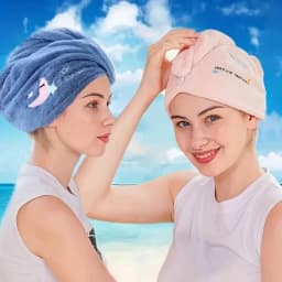 1PC Super Absorbent Quick-Dry Hair Towel Soft Bathroom Headwear for Women And Girls Cute Hair Accessory for Efficient Hair Dryin