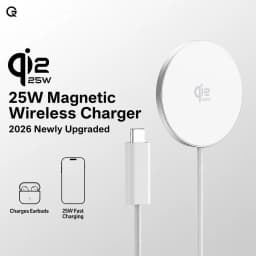 Qi2.2 Wireless Chargers 25W Magnetic Induction Fast Charging For Magsafe IPhone17 16 15 ProMax‌ 5W Airpods Series Xiaomi Samsung