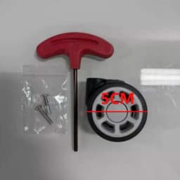 Luggage Wheels For RIM Suitcase Accessories Replacement Load-bearing Silent Casters Universal Wheel Bace Trolley Case Repair
