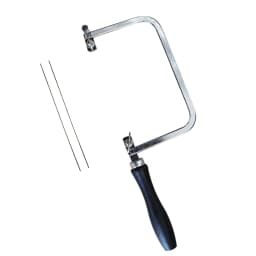 U-Shape Jewelers Saw with 2 Blades - Precision Hacksaw Tool Set for DIY Jewelry Making & Metal Crafting