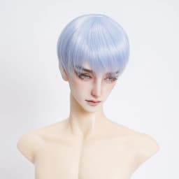 New 1/6 1/4 1/3 Doll's Wig for 30/45/60cm Bjd Doll Soft Silk Short Hair Girl Toys Dress Up Play House Doll Accessories, No Doll