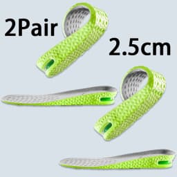 1Pair/2Pair Height Increase Sports Insole Air-Cushioned Shock-Absorbing Insoles Men Women Breathable Comfort Insoles