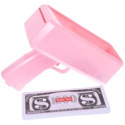 1 Set Handheld Cash Shooter for Wedding Birthday Game Movies Bachelor Props Party Supplies Celebration Spray Money Gun