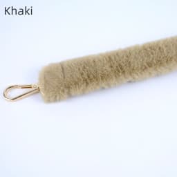 New 1 Pc Winter Plush Bag Straps Replacement Underarm Furry Bag Handles Shoulder Crossbody Hand-held Bags Straps Accessories