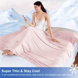 Summer Cooling Blanket Thin Blanket Ice Silk Air Conditioning Quilt Skin-friendly Lightweight Breathable Quilt For Home Office