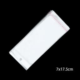 100pcs mix size Opp Self-Stick Hanging Transparent Packaging Bracelets Earrings Necklaces Gift Bags for Jewelry Box Package