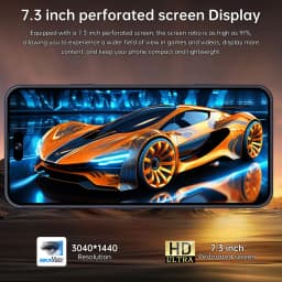 K-Touch A17 Pro Max Mobile Phones 7.3 Inch Smartphone 5G Dual Card Cell Phone Android 15 Cheap 16+48MP Camera 7800mAh WIFI GPS Global Version Cellphones