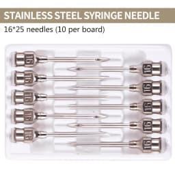 Multiple Specifications of Animal Metal Injection Needles, Stainless Steel Syringes, Cattle Sheep Vaccine Injection Needles