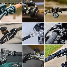 3&4 Buttons Motorcycle Switch 22mm 25mm Handle Controller Switches M-Unit Lights Starter Horn Universal 7/8" 1" Handlebar Switch