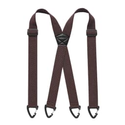 New Heavy Duty Work Suspenders for Men 3.8cm Wide with Plastic Gripper Clasps Adjustable Elastic Trouser Pants Braces-Black 1pcs