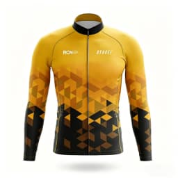 Rvouei Team Autumn Cycling Jersey Bib Pants Set Ropa Ciclismo Bicycle MTB Clothing Road Bike Suit Men Long Sleeve Bicicleta Set