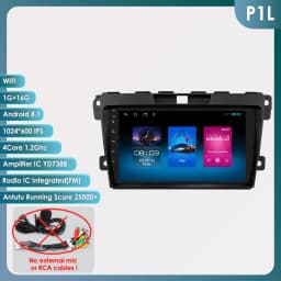 Hizpo 2 DIN Android 14 Auto Radio For Mazda CX-7 CX7 2008 - 2015 Carplay 4G Car Multimedia GPS 2DIN Autoradio Octa Core Navi DSP