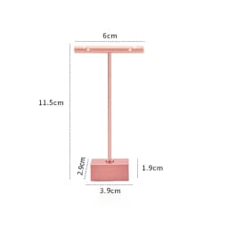 Modern Jewelry Earrings Display Stand Holder T Bar Rack Tower Metal Earring Bracket Organizer Ear Studs Hanging Storage Shelf
