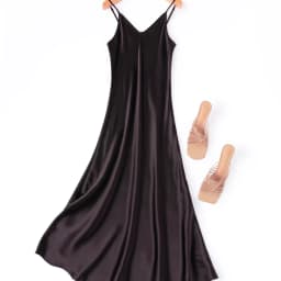 TAJIYANE 100% Mulberry Silk 21 Mommes Long Dresses Woman Summer 2025 New Satin Slip Dress Many Colors Ladies Clothes платье