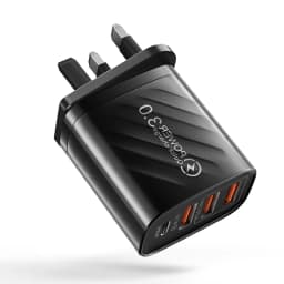 48W USB Charger QC3.0 Type C PD Fast Charging For IPhone14 Samsung Huawei Xiaomi Mobile Phone EU/US/UK Plug Wall Charger Adapter