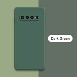 Original Square Liquid Silicone Case for Samsung Galaxy S8 S9 S10 Plus S10E Soft Candy Back Cover S8Plus S9Plus S10Plus E Fundas
