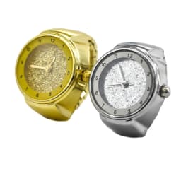 Creative Full Star Quartz Watch New Hot Sales Alloy Shell Finger Circular Dial Arabic Numerals Face Couple Men And Women